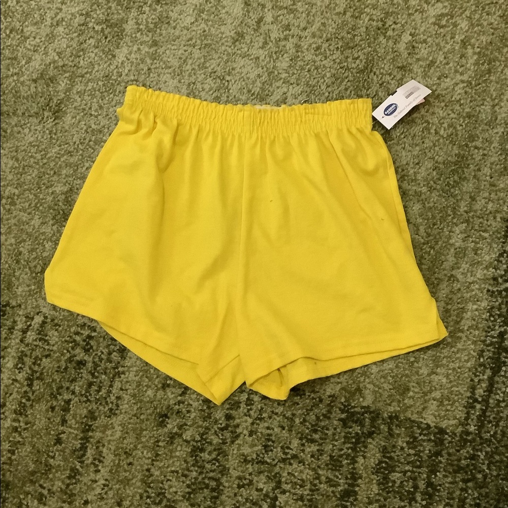 NWT Soffe Shorts Medium Yellow